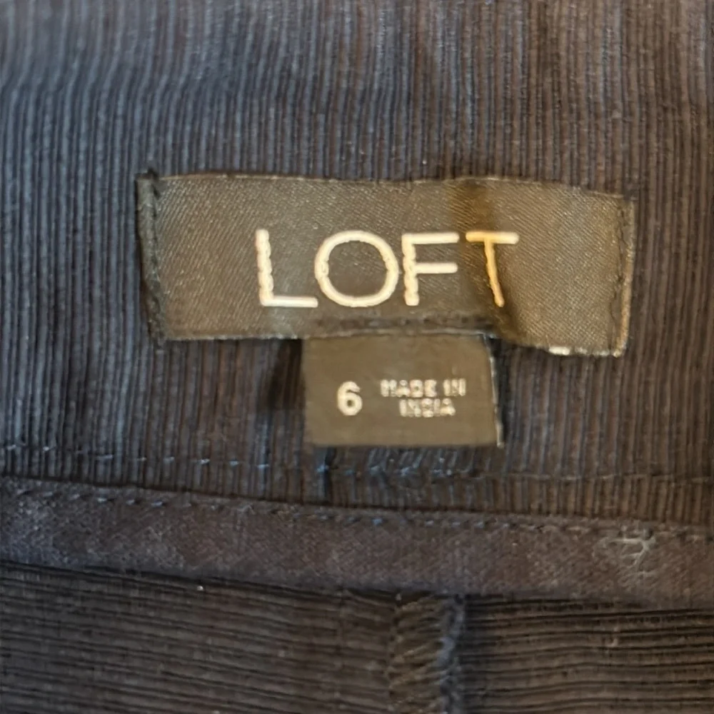 LOFT Navy Blue  Beaded Pineapple Short Shorts Women’s size 6 SUMMER SALE $12 - Picture 7 of 8